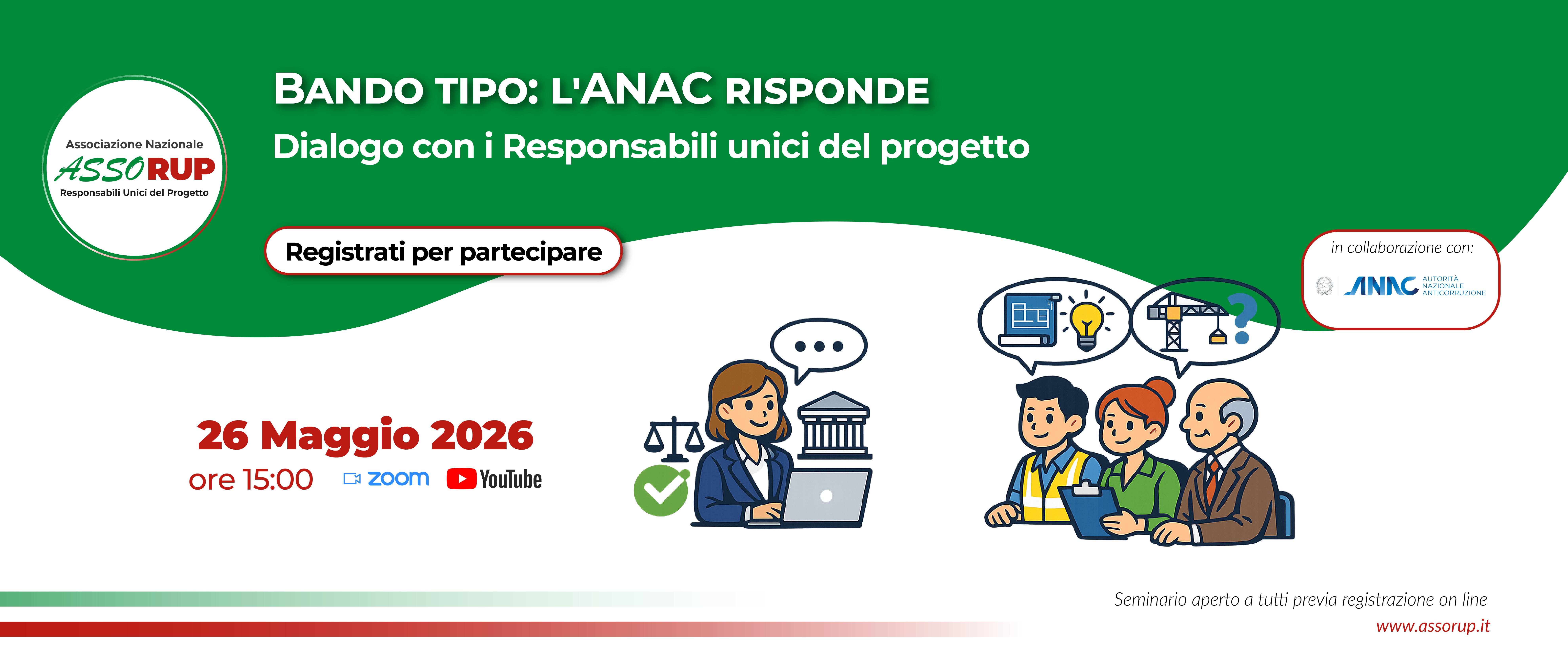 ASSORUP INCONTRA ANAC: Qualificazione delle SA e Bando Tipo