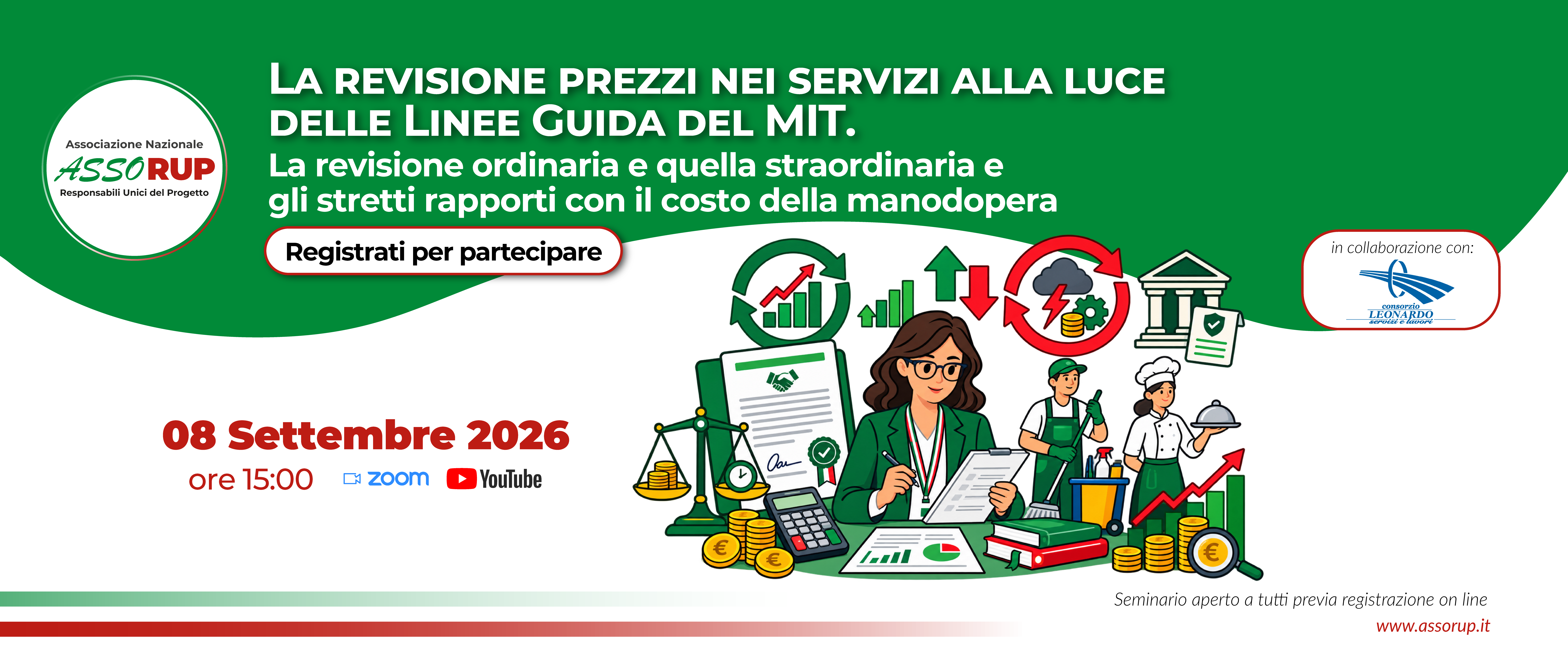 La revisione prezzi nei servizi alla luce delle Linee Guida del MIT. La revisione ordinaria e quella straordinaria e gli stretti rapporti con il costo della manodopera